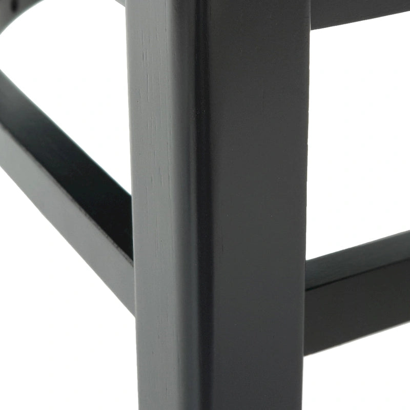 Rubberwood Ladder-Back Dining Chair, Set of 4