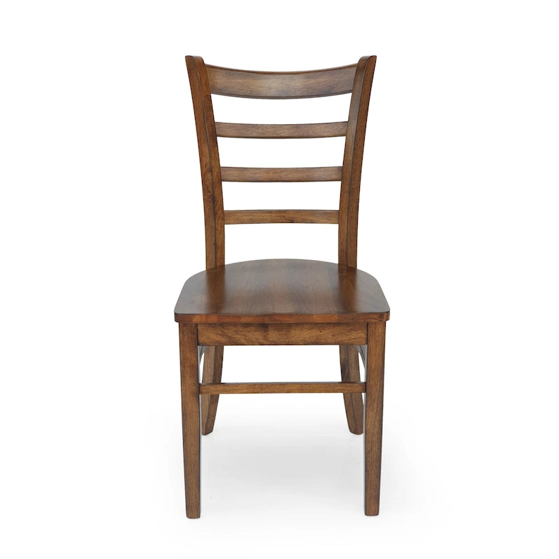 Rubberwood Ladder-Back Dining Chair, Set of 4