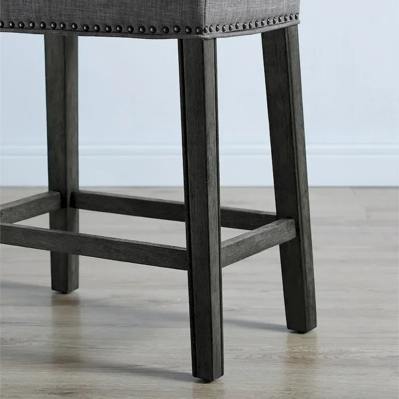Backless Saddle Seat Counter Stool, Set of 2