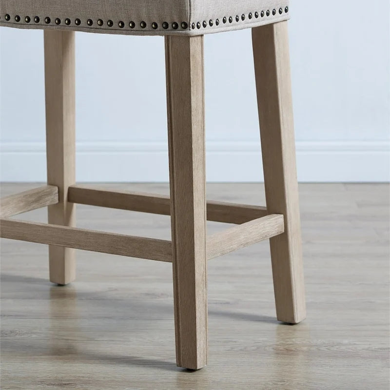 Backless Saddle Seat Counter Stool, Set of 2