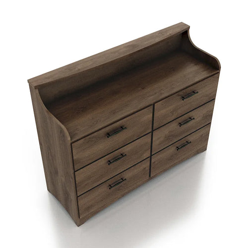 47-Inch Wide 6-Drawer Double Dresser