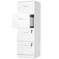4-Drawer Lockable Vertical File Cabinet for Home Office