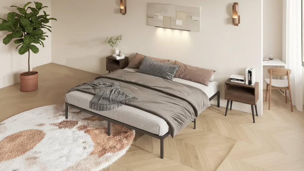 King Size Metal Platform Bed frame