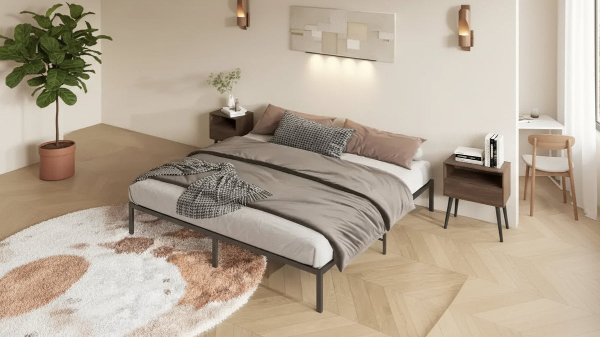 King Size Metal Platform Bed frame