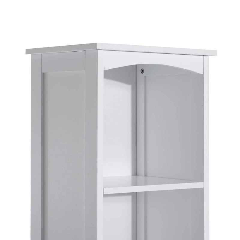 67-Inch Tall Freestanding Bathroom Storage Cabinet with 3-Tier Shelf