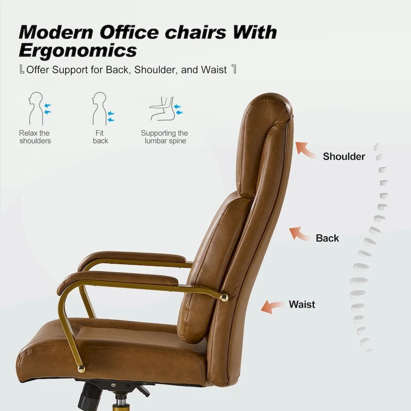 Ergonomic Office Chair with Airbag Lumbar Support