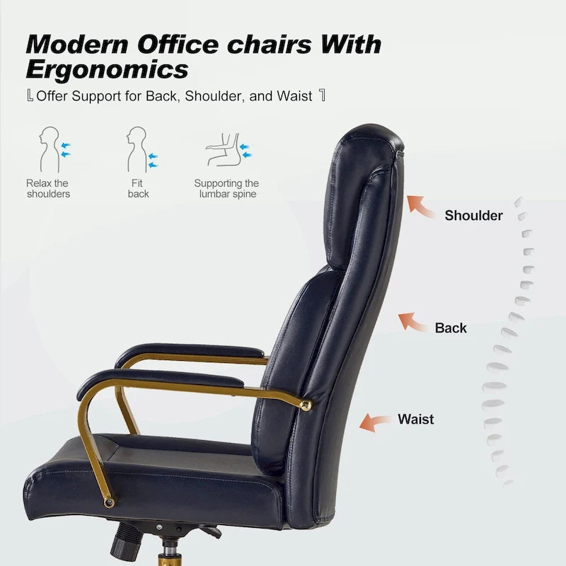 Ergonomic Office Chair with Airbag Lumbar Support