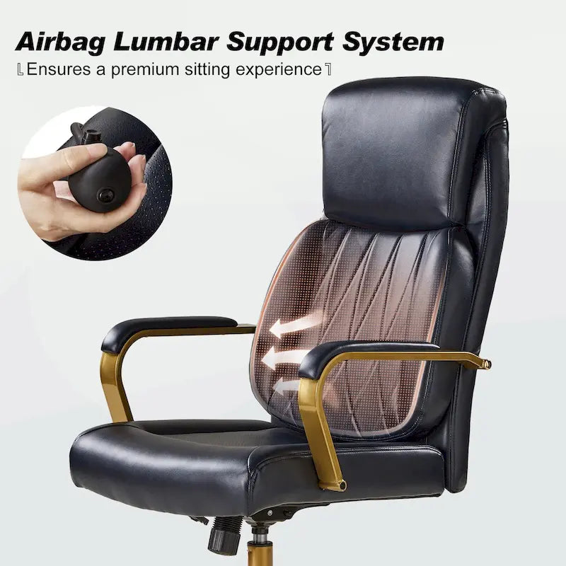 Ergonomic Office Chair with Airbag Lumbar Support