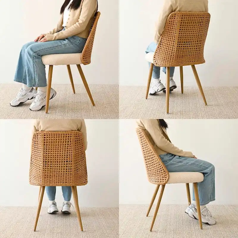 26-Inch Swivel Counter Stool with Gold Metal Base, Set of 2