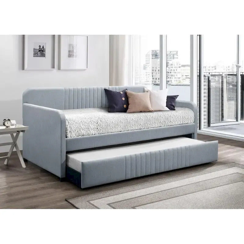 Twin Upholstered Daybed with Trundle