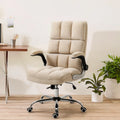 Velvet Executive Office Chair with Tilt Lock and Adjustable Height