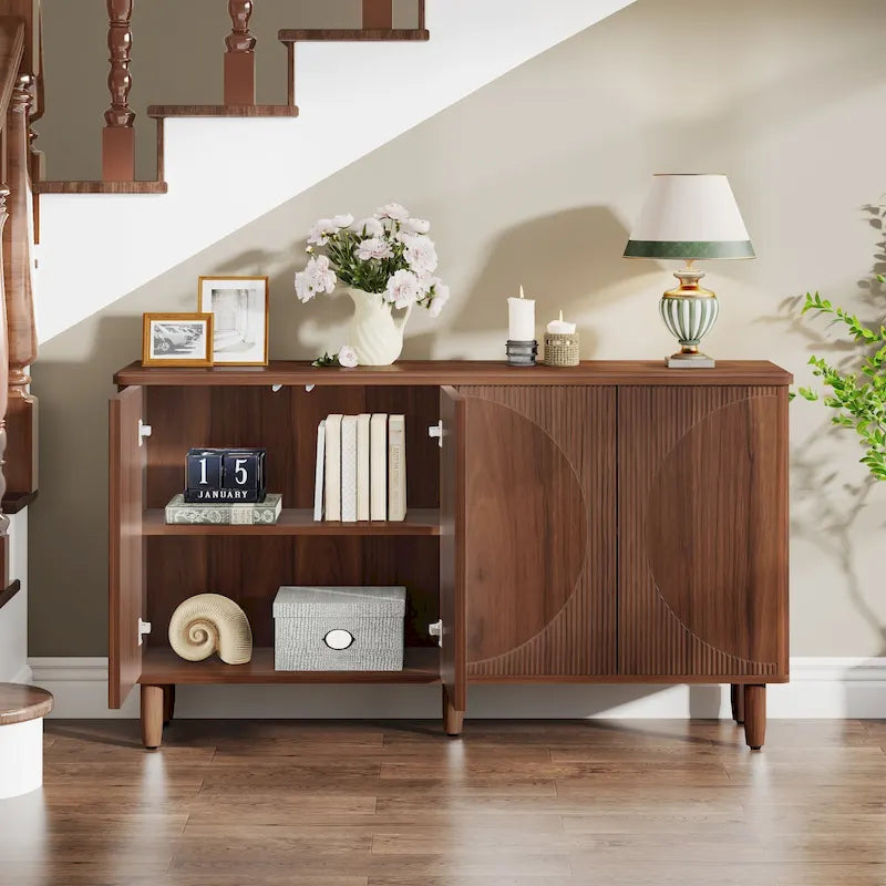 Upholstered Swivel Counter Stool with Aged Oak Finish