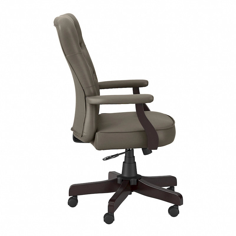 High Back Tufted Office Chair with Arms