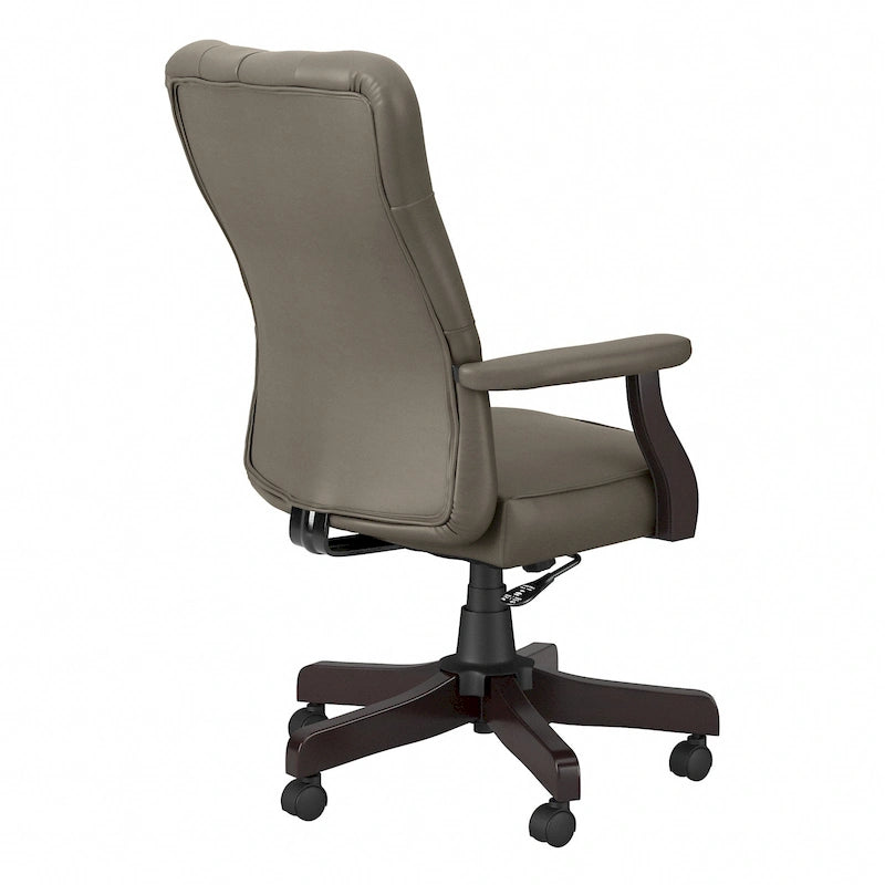 High Back Tufted Office Chair with Arms